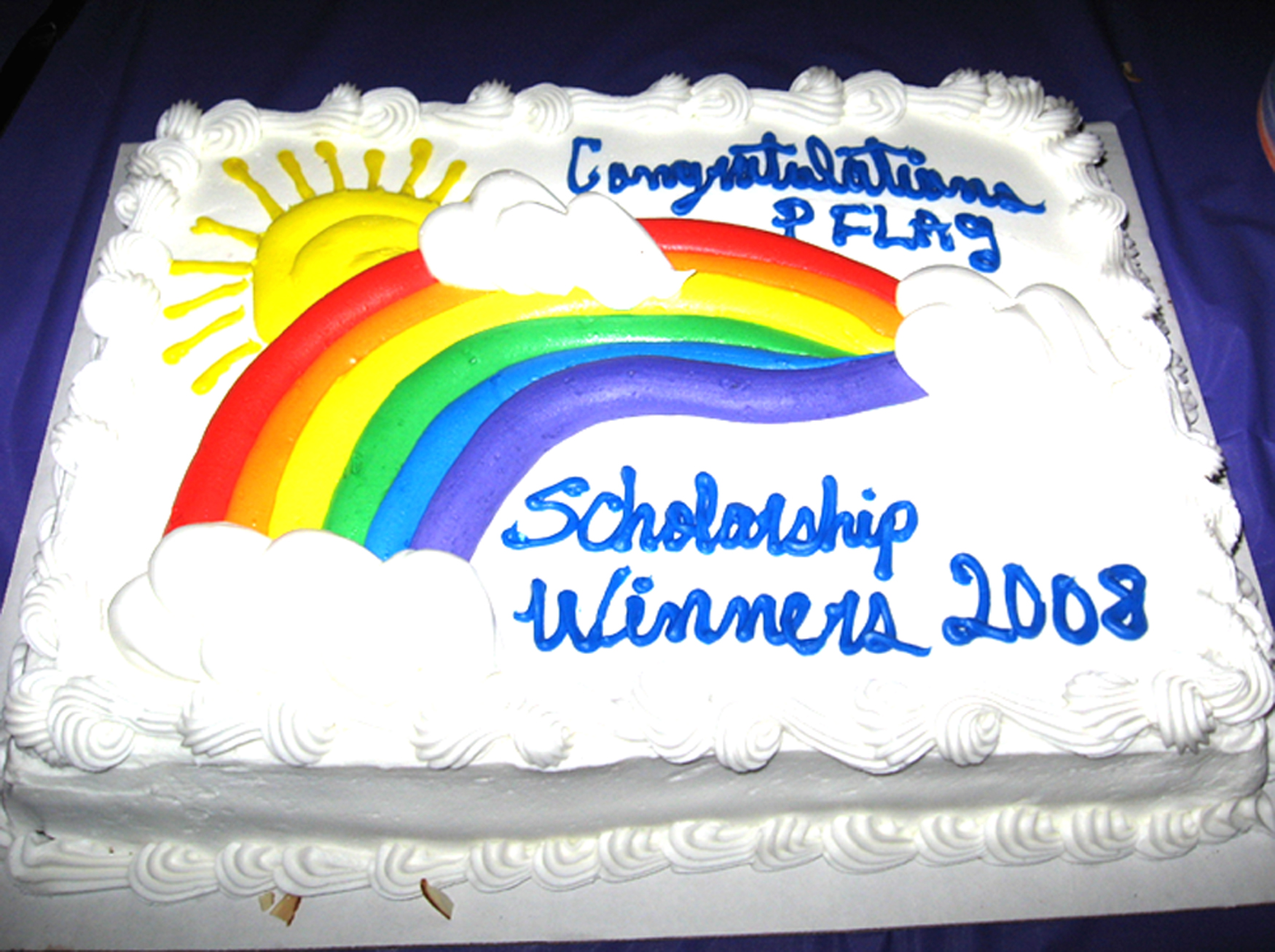 Congratulations Scholarship Winners Cake